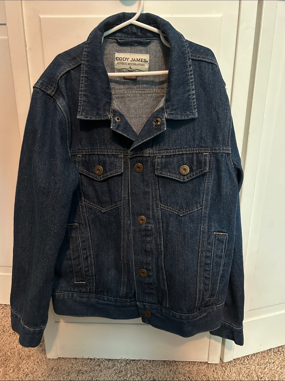 Cody James Kids' Dark Blue Denim Jean Jacket Size XL